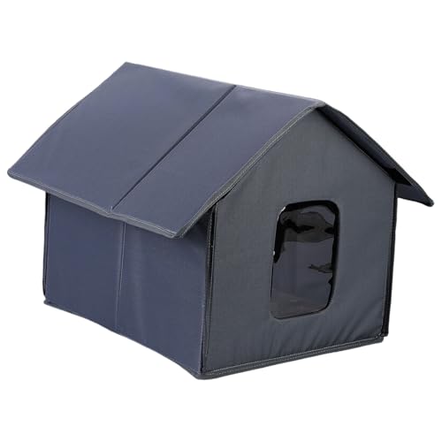 Wetterfeste Outdoor Katzen Haus Einfache Baugruppe Isoliert Für Winter Warme Haus wasserdichte Katzen Freien Streuner Wetterfeste Haustierunterkunft von Wdbild