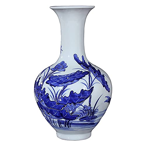 Wddwymll Traditionelle Chinesische Porzellan Vase,Moderne Vase für Heimdekoration,Stunning Keramik Vasen,China Ming-Stil,Höhe 33cm von Wddwymll