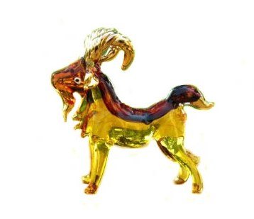 We Are Handmade Figurine Art Glass Blown Handgefertigte Ziegenkunst aus Glas geblasen Tierfiguren von We Are Handmade Figurine Art Glass Blown