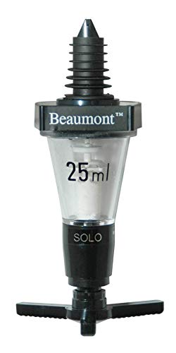 25ml Beaumont Solo Classic Spirit Portionierer Ausgießer 3103, 3 Stück von Beaumont