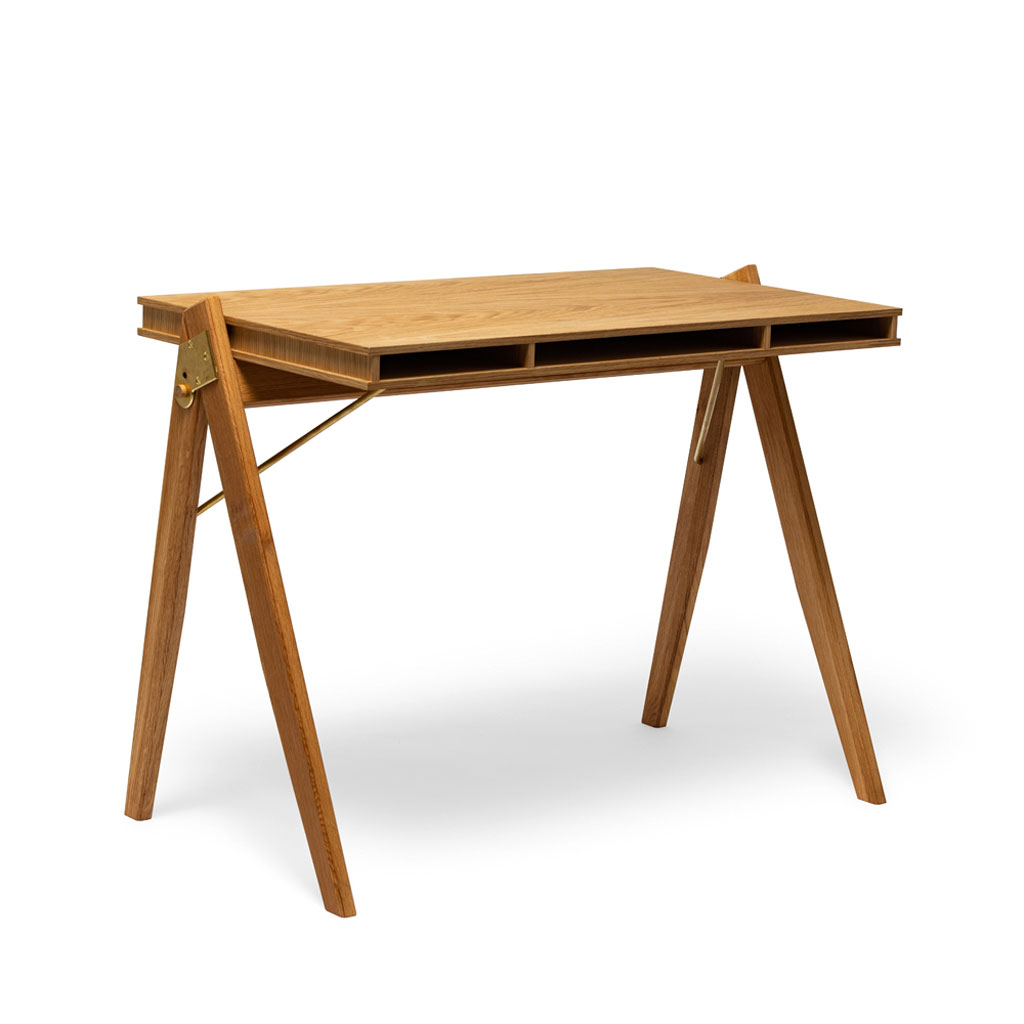 We Do Wood - Field Desk - moderner Design Schreibtisch aus Eichenholz von We Do Wood