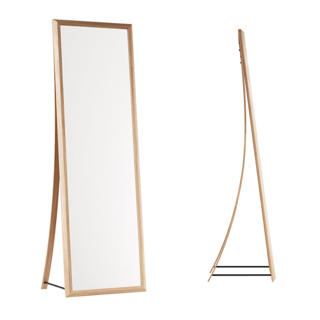 We Do Wood - Framed Mirror - großer Design Standspiegel aus Eichenholz von We Do Wood