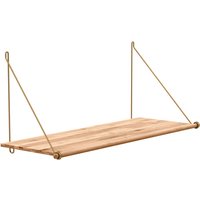 We Do Wood - Loop Shelf, Bambus / Messing von We Do Wood