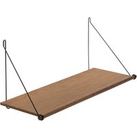 We Do Wood - Loop Shelf, Eiche geräuchert / schwarz von We Do Wood