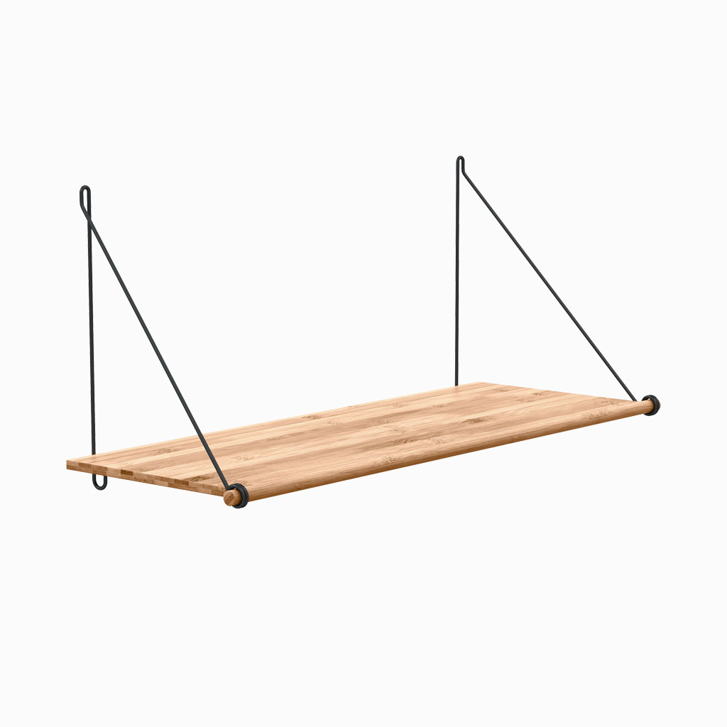 We Do Wood - Loop Shelf - dänisches Design Wandregal aus Holz & Metall von We Do Wood