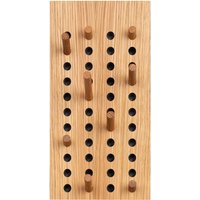 We Do Wood - Scoreboard Garderobe klein, vertikal, Eiche natur von We Do Wood