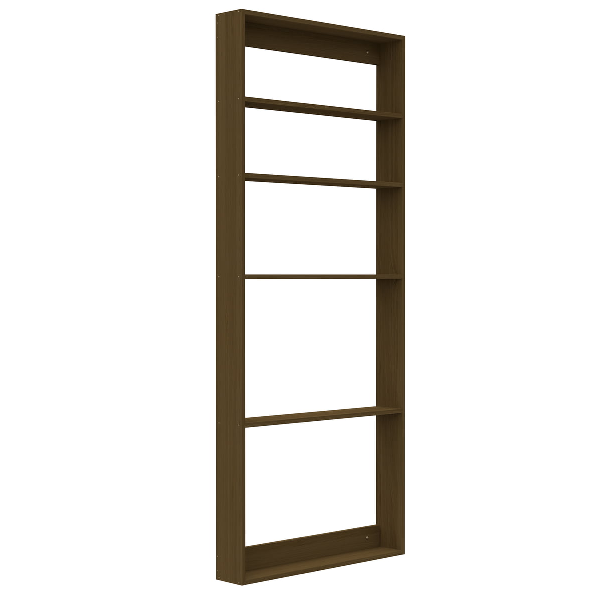 We Do Wood Wandregal Regal Fivesquare Eiche Geräuchert Wohnzimmer Aufbewahrung B-Ware von We Do Wood