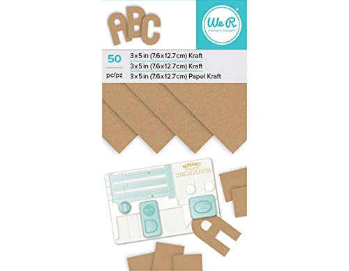 We R Memory Keepers 3"x5" Kraft Paper (50 Sheets) von American Crafts