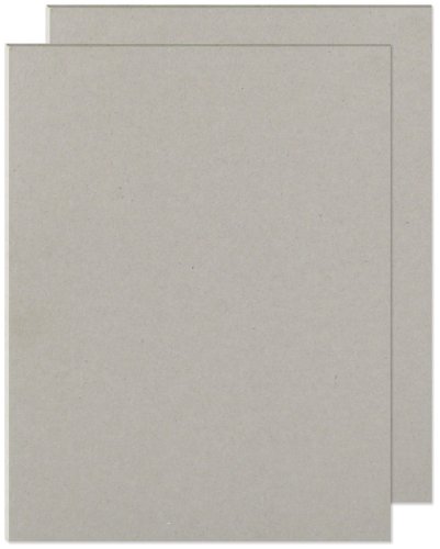 We R Cinch-Buchtafel, 21,6 x 27,9 cm, 2 Stück, graue Spanplatte von We R Memory Keepers