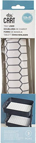 We R Memory Keepers 0633356618539 Zubehör A la Cart Tray Liner (3 Stück), Multi von We R Memory Keepers