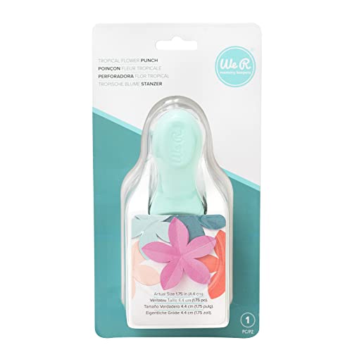 We R Memory Keepers 60000540 Prägestanzer WE R TROP FLWR, Papier, Tropische Blume von We R Memory Keepers