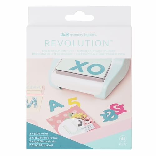 We R Memory Keepers 60000591 WE R MEMORY Stanzschablonen Alpha, San Serif 5,1 cm We R Memory Keepers 60000591 WE R MEMORY Stanzschablonen Alpha, San Serif 5,1 cm von We R Memory Keepers