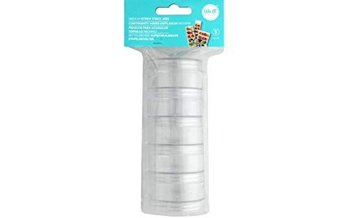 We R Memory Keepers 660422 Screw Stack Einmachgläser, Multi, One Size von We R Memory Keepers