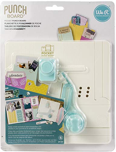 We R Memory Keepers Punch 660484 Pocket-Schlagbrett, Mehrfarbig, Kunststoff, c1 von We R Memory Keepers