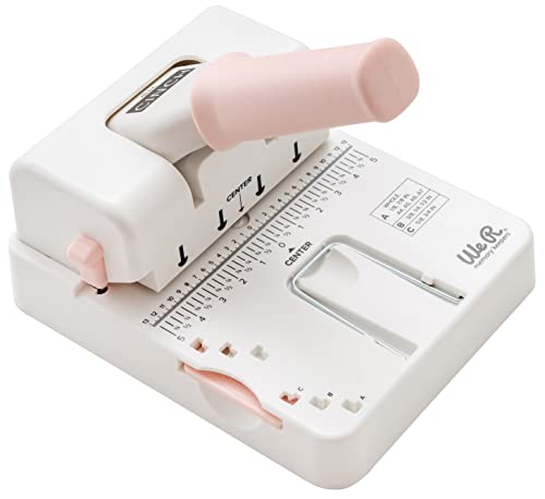 We R Memory Keepers 661310 Mini Cinch Bindegerät, White & Pink von We R Memory Keepers