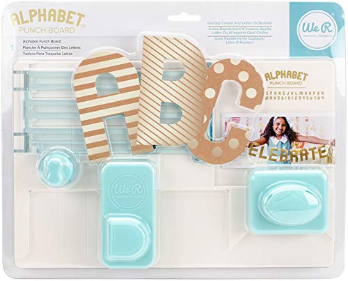 American Crafts We R Memory Keepers Alphabet Punch Board, Plastic, White, 25,4 x 31,1 x 5,7 cm American Crafts We R Memory Keepers Alphabet Punch Board, Plastic, White, 25,4 x 31,1 x 5,7 cm von American Crafts