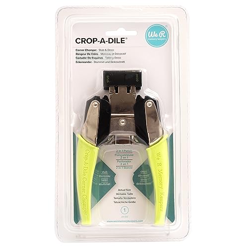 We R Memory Keepers 661300 Chomper STUB/Deco Crop-A-DILE Chopper, Papier von We R Memory Keepers