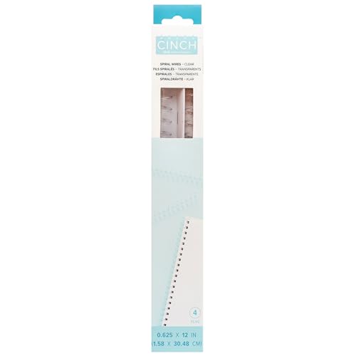 We R Memory Keepers Cinch Spiraldrähte, 4 Stück, transparent (WRCSW-233) von We R Memory Keepers