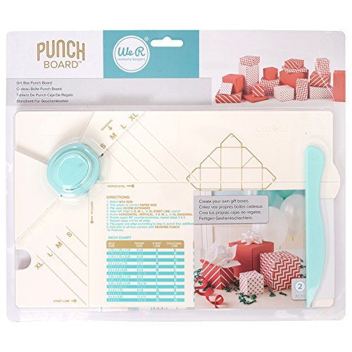 We R Memory Keepers Geschenkschachtel Stanzbrett, Mehrfarbig von We R Memory Keepers