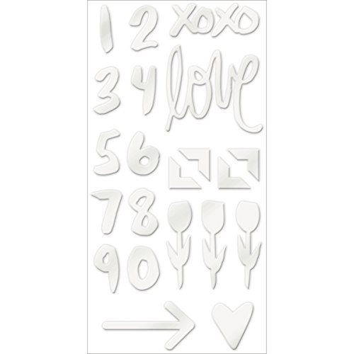 WE R Memory Keepers Love Notes Acryl Formen, 22-pack von We R Memory Keepers