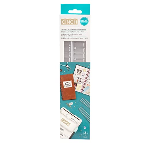 We R Memory Keepers WR58-61273 White Cinch-Drähte, Multi, 5/8' von We R Memory Keepers