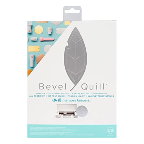 We R Memory Keepers WR661043 WR Bevel quill Starter kit, Silber von We R Memory Keepers