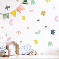 Blumen Wandsticker | Kinder Wandtattoo Für Schlafzimmer, Kinderzimmer, Spielzimmer Pvc-Frei, Kein Geruch Wiederverwendbare Abzieh - Und von WeAreBirdieBirdie