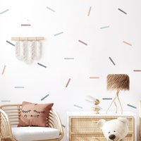 Boho Wandaufkleber | Konfetti Wandtattoo Für Kinderzimmer, Spielzimmer Pvc-Frei, Kein Geruch Wiederverwendbare von WeAreBirdieBirdie