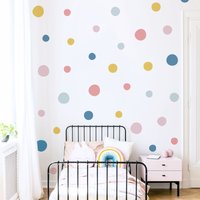 Große Polka Dot Wandaufkleber Für Kinderzimmer, Spielzimmer | Pvc-Frei, Kein Geruch Wiederverwendbare Peel & Stick Wandtattoos von WeAreBirdieBirdie