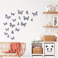 Schmetterling Wandaufkleber Für Kinderzimmer | Babyzimmer Pvc-Frei, Geruchsneutral Wiederverwendbares Wandtattoo von WeAreBirdieBirdie