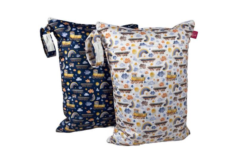 WeBaDa Wäschesack Wetbag Sets viele Motive (Spar-Set, 2er-Set), waschbar, geruchsdicht, schließt Feuchtigkeit ein von WeBaDa