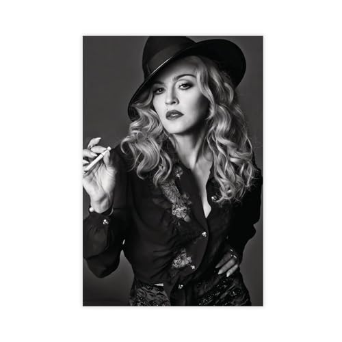 Leinwand-Poster, Motiv: Sängerin Madonna 2, Wandkunst, Dekor, Bild, Gemälde für Wohnzimmer, Schlafzimmer, Dekoration, ungerahmt, 40 x 60 cm von WeBert