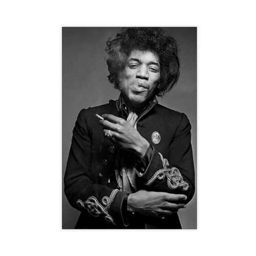 WeBert Jimi Hendrix 2 Leinwandposter Schlafzimmer Dekor Sport Landschaft Büro Zimmer Dekor Geschenk ungerahmt 40 x 60 cm von WeBert