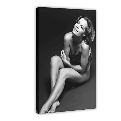 WeBert Schauspielerin Romy Schneider 13 Leinwandposter Schlafzimmer Dekor Sport Landschaft Büro Zimmer Dekor Geschenk Rahmenstil 30 x 45 cm von WeBert