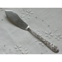 "Buttermesser "Brautstrauß" Sterling Silber Muster - Hochzeitsgeschenk Vintage Versandkostenfrei." von WeDigSilver