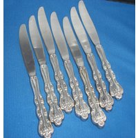 Menümesser - "Interlude" Silver Plate 7Er Set Vintage Versandkostenfrei von WeDigSilver