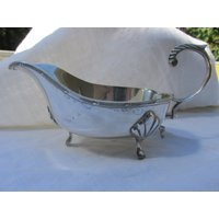 Sauciere Oder in Silberplatte - Vintage Kostenloser Versand von WeDigSilver