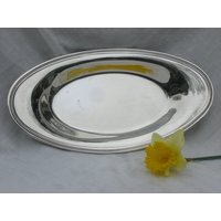 Schale - Versilberte Platte Brot Servierschale Von Oneida Vintage von WeDigSilver