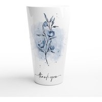 Keramiktasse - Thank You Latte | 500Ml 17Oz Ceramic Mug Großer Kaffeebecher, Spülmaschinen- Und Mikrowellengeeignet von WePaperwork