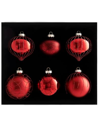 Rote Weihnachtskugeln aus Glas Rote Weihnachtskugeln aus Glas von WeRChristmas
