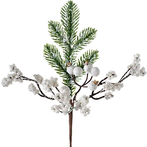 WeRChristmas Künstliche Blume, weiß, 31 cm von WeRChristmas