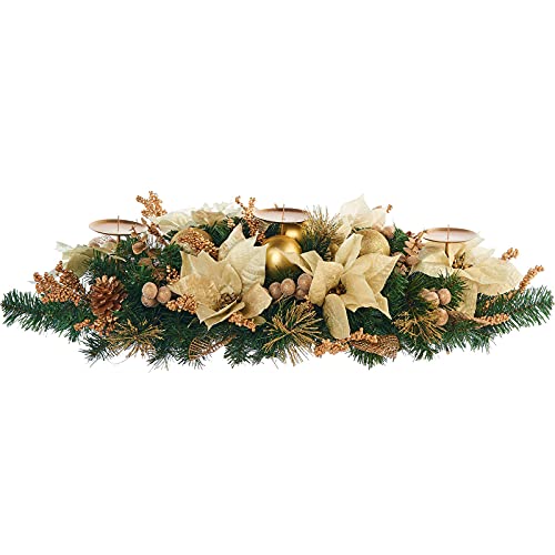 WeRChristmas WRC-10076 Kerzenhalter, vordekoriert, 76 cm, Grün WeRChristmas WRC-10076 Kerzenhalter, vordekoriert, 76 cm, Grün von WeRChristmas