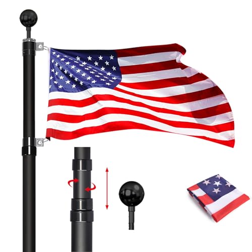 WeValor Teleskop-Fahnenmast-Set, 6 m von WeValor