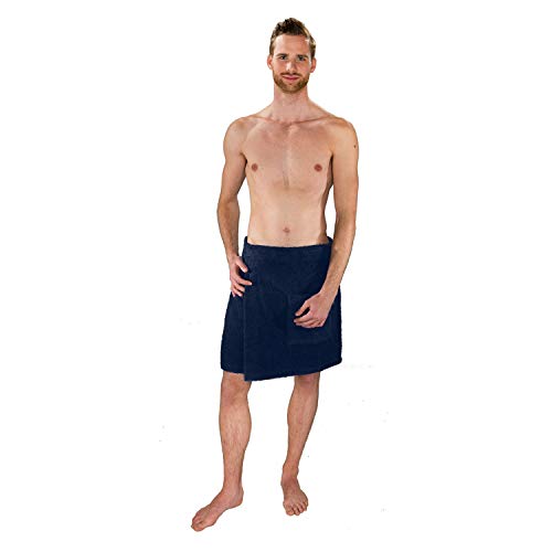 Herren Sauna Kilt mit Tasche by Otto Werner 9535T marine von WeWo by Otto Werner