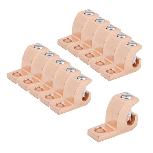 Wealrit Pool-Bonding-Set, oberirdische Öse, Erdungsanstoß, Erdungsspleiß-Set, Verbinder für Schwimmbaderdung, 4–14 Drahtbereich, Kupferfarbe Wealrit Pool-Bonding-Set, oberirdische Öse, Erdungsanstoß, Erdungsspleiß-Set, Verbinder für Schwimmbaderdung, 4–14 Drahtbereich, Kupferfarbe von Wealrit