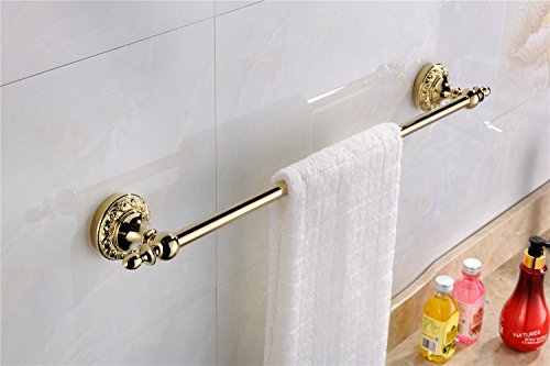 Weare Home Badzubehör Modern Ti-PVD Finish Messing Material Farbe Gold Wandmontage Handtuchhalter Handtuchstange Badzimmer Accessories von Weare Home