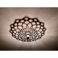 Deckenlampe, Schattenleuchte, Heilige Geometrie , Wandleuchte, Mandala von WeareclosedStudio
