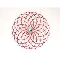 Wandlampe, Holz, Dalie, Mandala, Deckenlampe von WeareclosedStudio