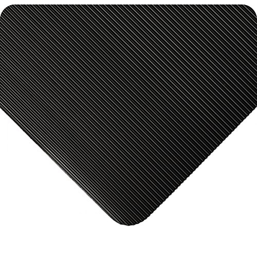 Wearwell 381.18x3x4BK Standard Wellteppich, Vinyl, 91 cm x 122 cm, schwarz von Wearwell