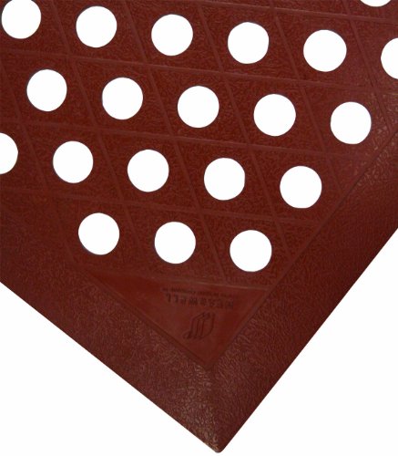 Wearwell 482.12x30x60TC antimikrobielle Matte, Grad A, 76 x 152 cm, terra cotta von Wearwell